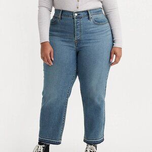 Levi's Women's Plus Size Wedgie Straight Fit Jeans in Medium Wash